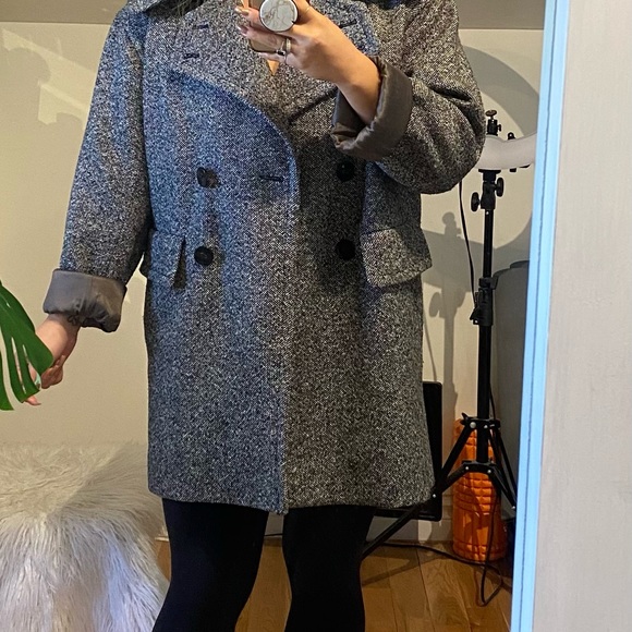Black & White Club Monaco coat - Picture 4 of 4